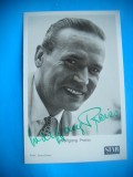 HOPCT 1506 WOLFGANG PREISS -GERMANIA -ACTORI/ARTISTI-AUTOGRAF-CIRCULATA