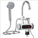 Robinet Electric cu Incalzire Instantanee 3000W, Apa Calda si Dus Portabil, Montaj Pe Chiuveta &ndash; Perfect pentru Baie si Bucatarie