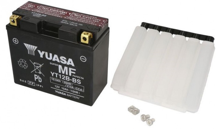 Baterie Moto Yuasa 12V 10Ah 125A YT12B-BS