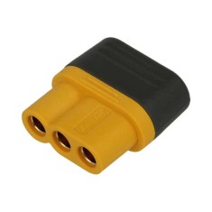 Conector alimentare DC mufa MR60 mama 3pin 30A 500V lipire pe cablu