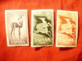 Serie Sahara Spaniola 1961 - Fauna - Gazele , 3 valori
