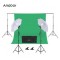 Kit studio Foto/Video,2x Umbrele studio + Suport fundal + Panza Andoer