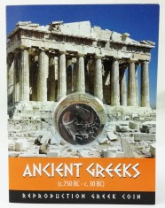 Moneda Grecia Antica din Corint, drachma - ?Corinthian Didrachm?, reproducere foto