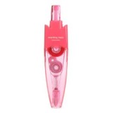 Bandă evidențiator fucsia, 6m x 5mm, cu aplicator rolă, CMCLASS