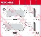 Cumpara ieftin Set placute frana spate TRW MCB705SH - Honda NT 650-700 Deauville - VFR 800 - CBR 1100 Super Blackbird - VTX 1800