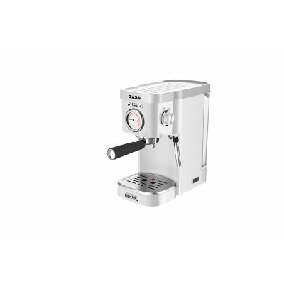 Espressor cafea Zass, 1100 W, 1.2 l, 20 bar, Argintiu foto