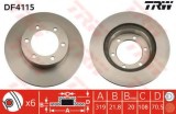Disc frana TOYOTA LAND CRUISER 90 (J9) (1995 - 2016) TRW DF4115