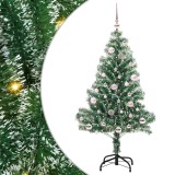 VidaXL Pom de Crăciun artificial cu zăpadă imitată și lumină LED 3396808