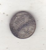 bnk mnd Anglia Marea Britanie 3 pence 1922 argint