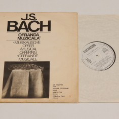 J. S. Bach - Ofranda muzicala - disc vinil, vinyl, LP