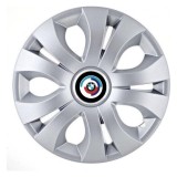 Set 4 Capace Roti Autohelix MSA&reg; potrivite jantelor de 14 inch, Compatibil Cu BMW Nou, model Top Gray