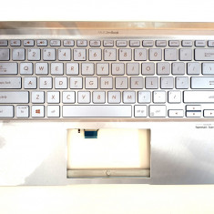 Carcasa superioara cu tastatura palmrest Laptop, Asus, ZenBook 14 UM431, UM431D, UM431DA, RM431D, UX431F, HQ20720607000, HQ20720581000, 9Z.NFKLN.401,