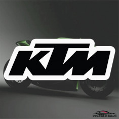 KTM-MODEL 1-STICKERE MOTO - 15 cm. x 5.56 cm.