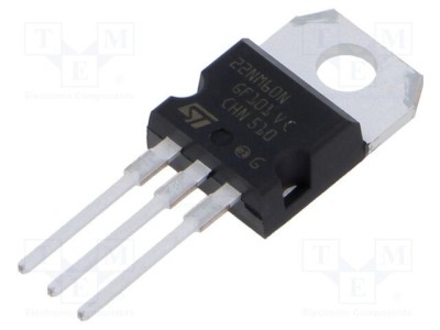 Tranzistor N-MOSFET STMicroelectronics 600V 16A TO220-3 MDmesh&amp;trade; foto