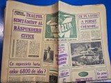 ziarul magazin 4 aprilie 1970 - articol lotru,marioara tanase