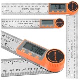 Raportor digital electronic Bigstren 200 mm cu ecran LCD si rigla