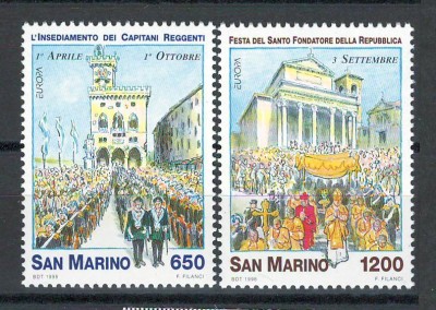 San Marino 1998 Mi 1774/75 - Europa foto