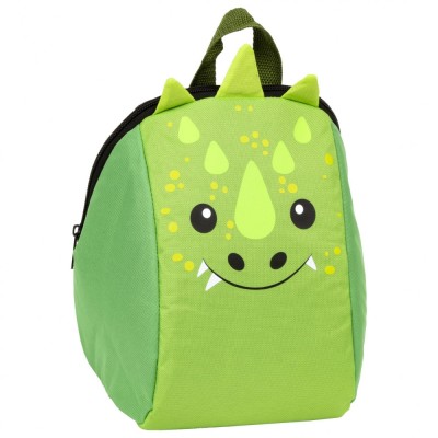 Rucsac verde, de gradinita, pentru copii, Derform, in forma de Dinozaur, PL10DIN foto