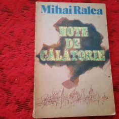 NOTE DE CALATORIE-MIHAI RALEA RF21/0