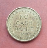 Jeton No Cash Value 2010