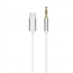 Adaptor audio USB-C Tata la Jack 3.5mm Tata, Alb foto