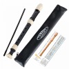 Fluier Soprano Baroc Classic Cantabile Stellina C, Negru, ABS, Husa Inclusa, Recorder