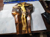 Crucifix vintage ceramica