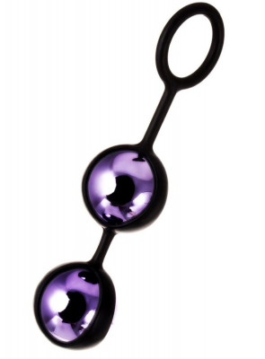 Bile Vaginale A-toys Pleasure Balls, Mov, 14 cm foto