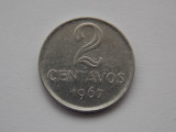 2 CENTAVOS 1967 Brazilia, America Centrala si de Sud