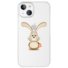 Husa personalizata apple iphone 15 plus, bunny