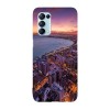 Husa compatibila cu Oppo A74 model Sundown over city, Silicon, TPU, Viceversa, Transparent, Carcasa