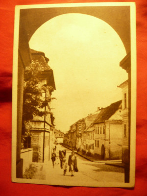 Ilustrata orasul Stalin ( Brasov) str. Maxim Gorki circulat 1958 foto