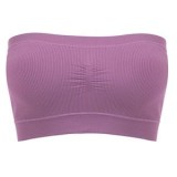 Bustiera Ribbed Mov cu Burete - Stil One Size, CMCLASS