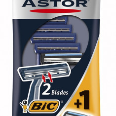 Bic Aparat De Ras Dispozabil Pentru Barbati Astor Twin Cu 2 Lame Pachet Cu 5 Bucati Si Un 3 Action 476760