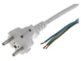 Cablu Electric PVC Alb 5m 3x1,5mm2 16A
