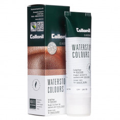 Crema de pantofi cu ulei de migdale Collonil Waterstop Colours, 75 ml, off white