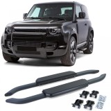 Scari laterale din aluminiu negru, potrivite pentru Land Rover Defender L663 90 din 19 Performance AutoTuning