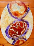 &bdquo;Căutătoare, căutător, căutătură&rdquo; - 60 cm/ 80 cm, Abstract, Acrilic, General