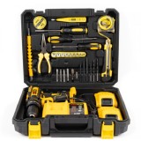Set Bormasina 36V cu 2 Acumulatori, Trusa Scule si Accesorii