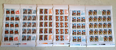 TIMBRE ROMANIA LP1582b/2002 Cetăți săsești din Transilvania -coli 23 +2 -MNH foto