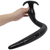 Dildo Anal Adventures, PVC, Negru, 54.5 cm