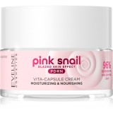 Eveline Cosmetics Pink Snail Glazed Skin Effect crema anti-rid si iluminare 50 ml