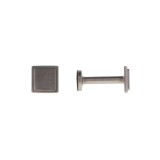 Set Buton Charles &ndash; Argintiu Mat Compoziție Fier Forjat