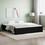 VidaXL Cadru pat, negru, 180x200 cm, Super King Size