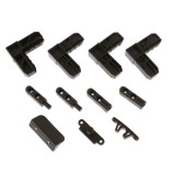 Set accesorii plasa insecte / tantari + coltare, plastic, maro