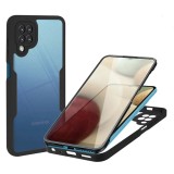 Husa 360&Atilde;&sbquo;&Acirc;&deg; Samsung Galaxy A12 Techsuit ColorVerse, negru