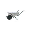Roaba Zincata 80L Verde DSH WB6424, Cadru Robust, Roti cu Camera, Garantie 24 Luni