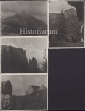 P2/551 Lot de 4 poze cu Muntele Ceahlău, 1956