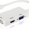 Adaptor MiniDisplayPort Mini DisplayPort Thunderbolt la HDMI DVI VGA