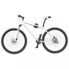 Gossi suport reparatii biciclete de perete, pliabil, rosu/ negru otel